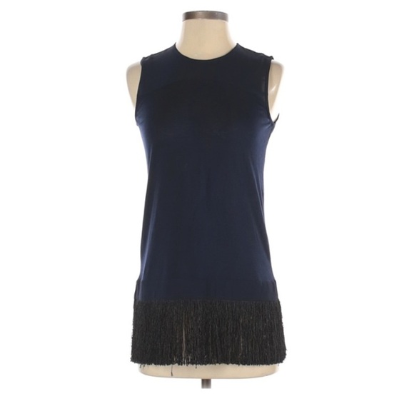 J.Crew Sleeveless Fringe Bottom Top - Picture 1 of 4